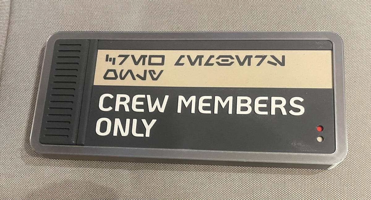Crew Member Only SignStarcruiser Halcyon