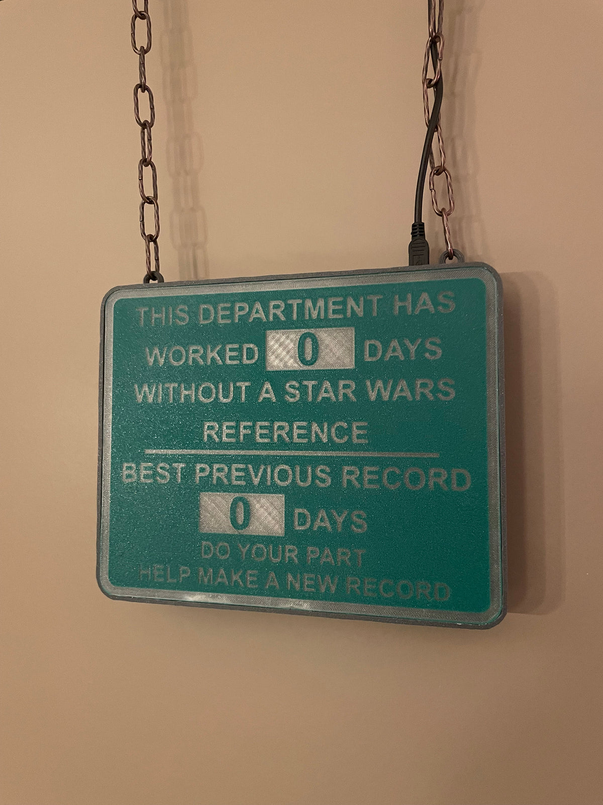 Bleib auf Kurs, Lampe