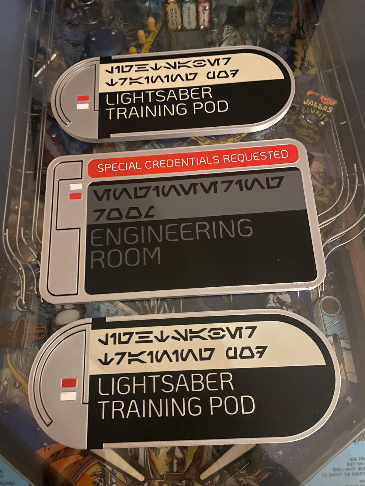 Lightsaber training Pod Sign Halcyon Starcruiser