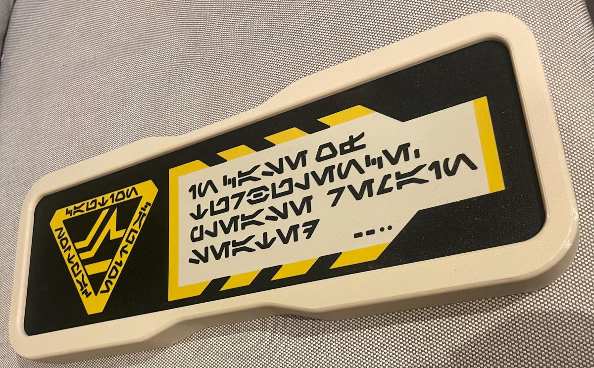 Caution Sign Halcyon Starcruiser