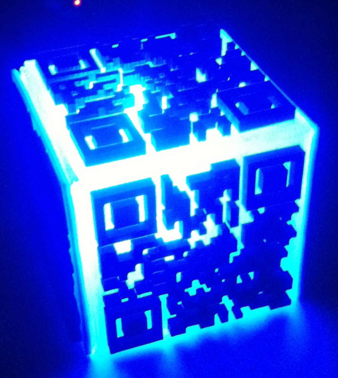 QR Code 3D photophore