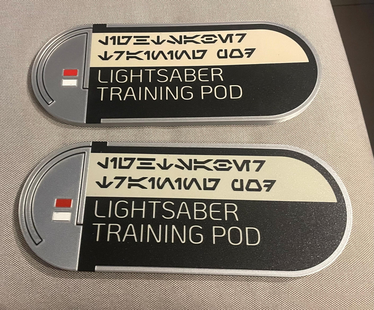 Lightsaber training Pod Sign Halcyon Starcruiser