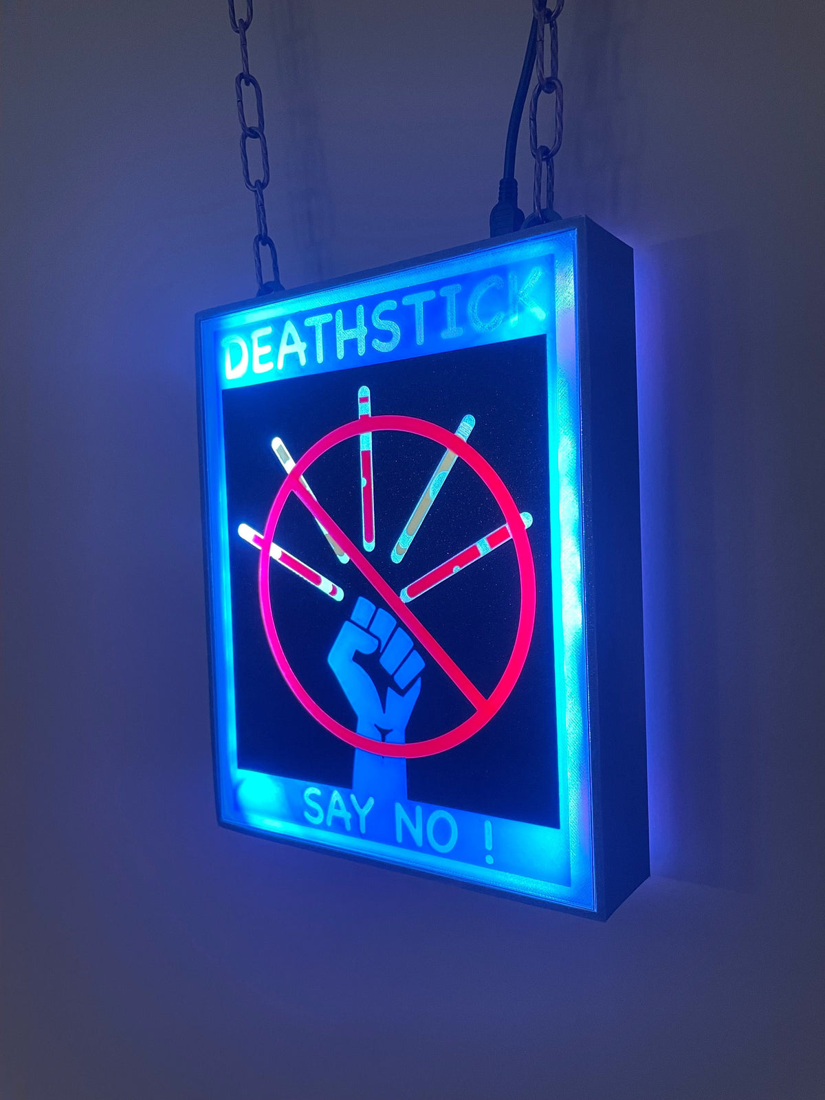 Deathstick Lamp Say No