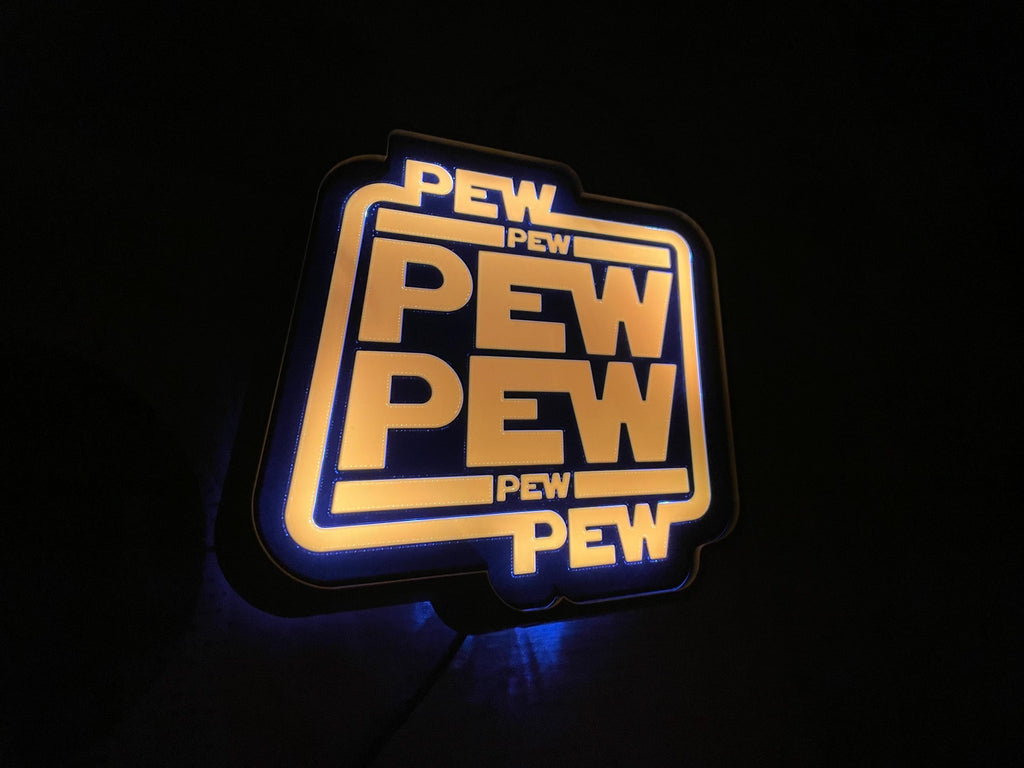 Pew-Pew-Blaster-Lampe