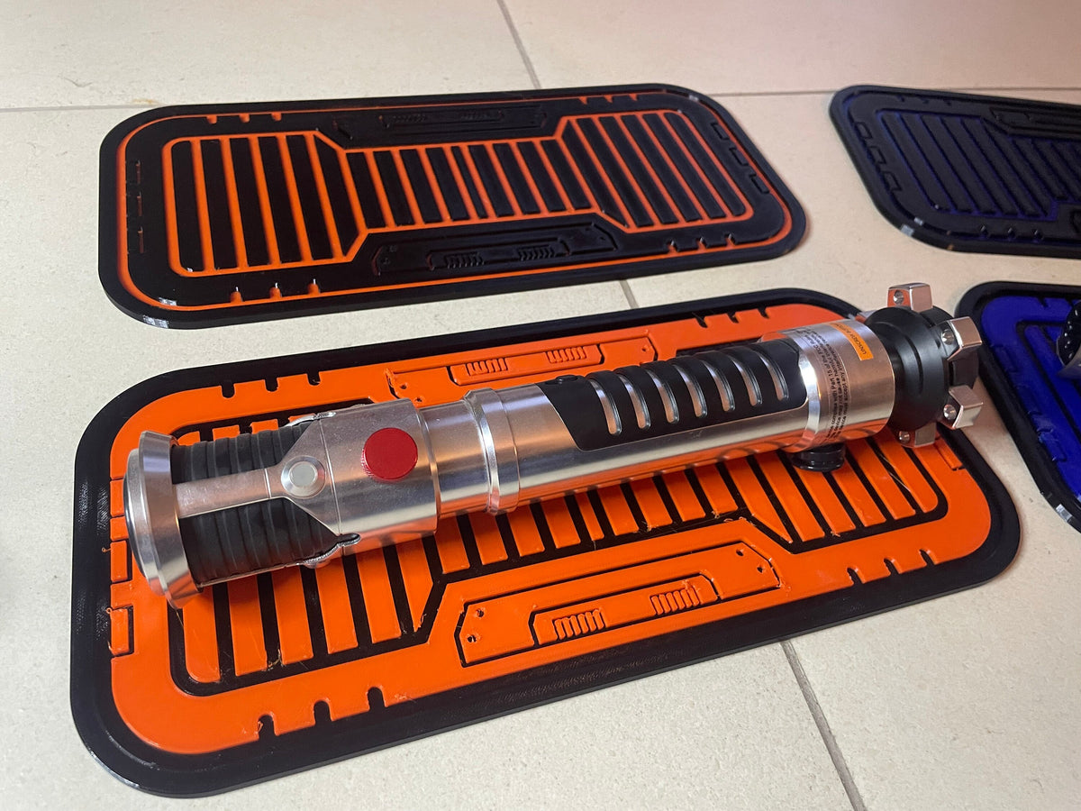 Laserschwert-Teppich