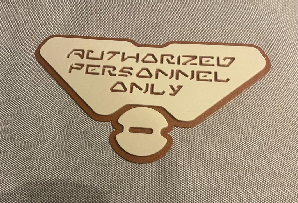 Zutritt nur für autorisiertes Personal – Sign Galaxy’s Edge