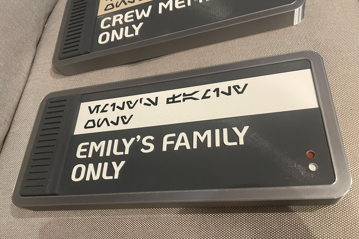 Crew Member Only SignStarcruiser Halcyon