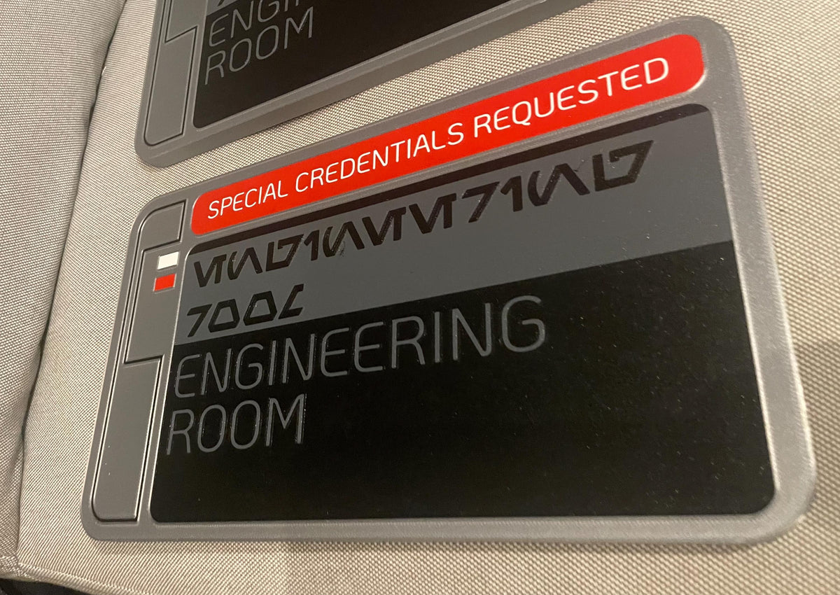 Engineering Sign Starcruiser Halcyon