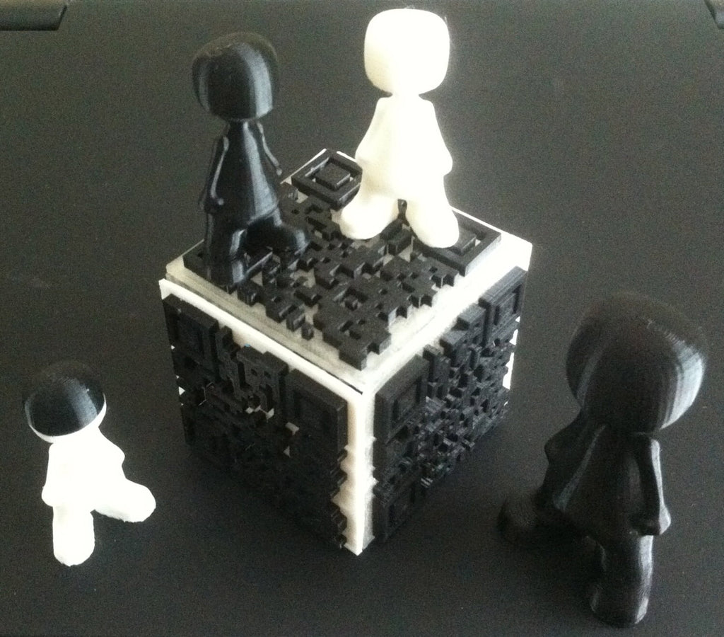 QR Code 3D photophore