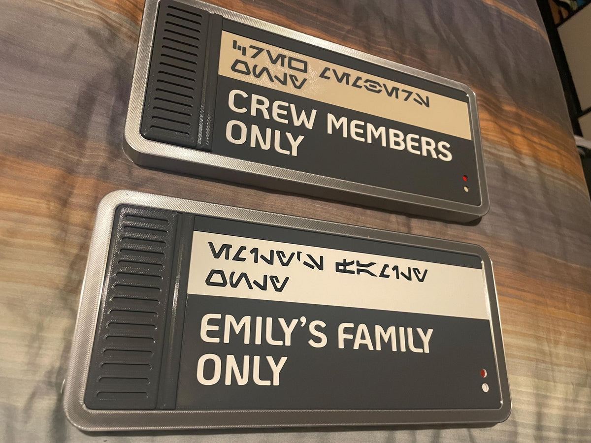 Crew Member Only SignStarcruiser Halcyon