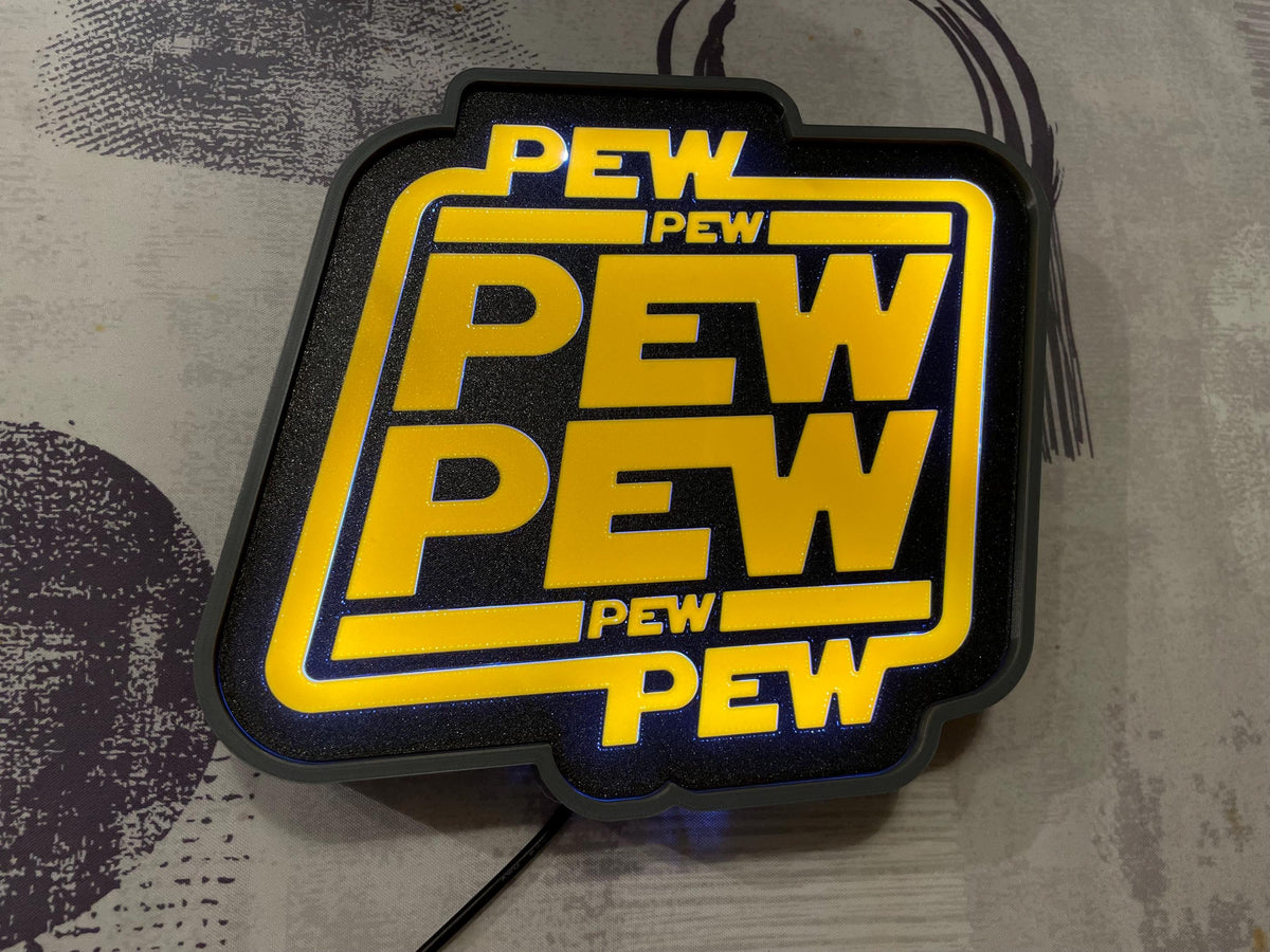 Pew Pew Blaster Lamp