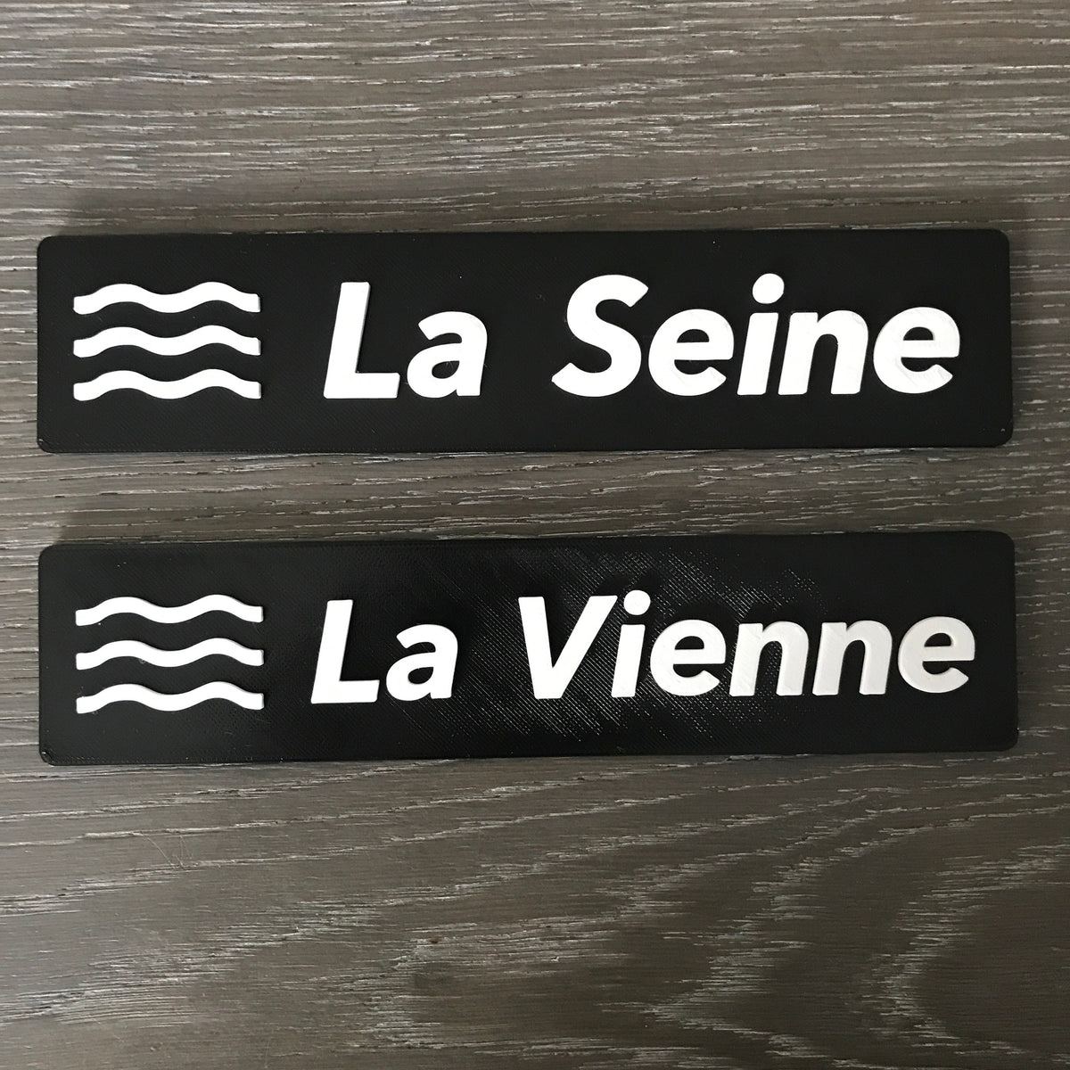 Panneau fleuve rivière personnalisable