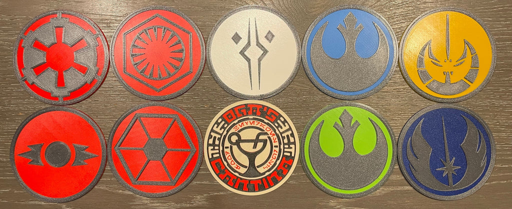 Logo-Untersetzer-Set
