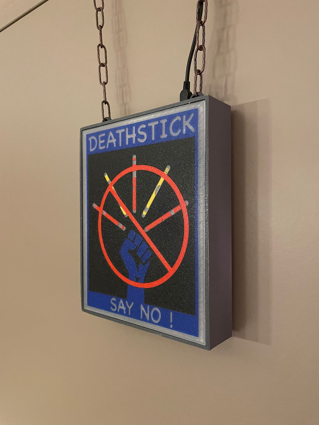 Deathstick-Lampe: Legalisiert es!
